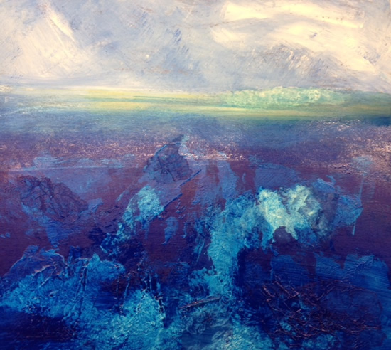 The Deep - Contemporary Landscape - East Sussex Artist Lin Chatfield - Sussex Artists Gallery